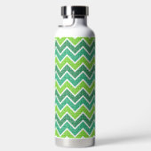 TINTEN GROENE LINNEN ZIG ZAG PATRONEERD WATERFLES (Rechts)