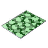 TINTEN GROENE WATERVERF LIEFDE HARTEN NOTITIEBOEK (Linkerzijde)