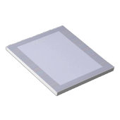 Tinten lavendel horizontale streep textuurlook notitieblok (Schuin)
