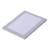 Tinten lavendel horizontale streep textuurlook notitieblok (Linkerzijde)