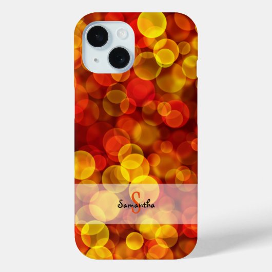 Tinten oranje Case-Mate iPhone Hoesje (Achterkant)