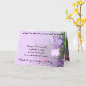 tinten paarse sympathiekaart 16b kaart (Gele Bloem)