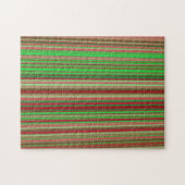 Tinten rood en groen legpuzzel (Horizontaal)