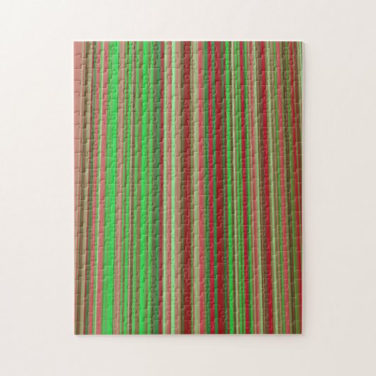 Tinten rood en groen legpuzzel (Verticaal)