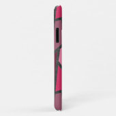 Tinten roze gebrandschilderd glas patroon Case-Mate iPhone case (Achterkant/rechts)