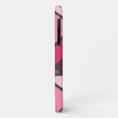 Tinten roze gebrandschilderd glas patroon Case-Mate iPhone case (Achterkant/links)