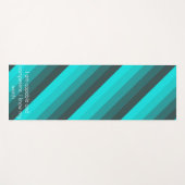 Tinten turquoise yogamat (Voorkant (horizontaal))