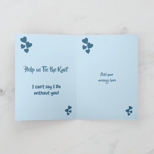 Tinten van blauw Bruiloft Bruidsmeisje (Binnen)