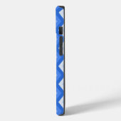Tinten van blauw diamant patroon Case-Mate iPhone case (Achterkant / Links)