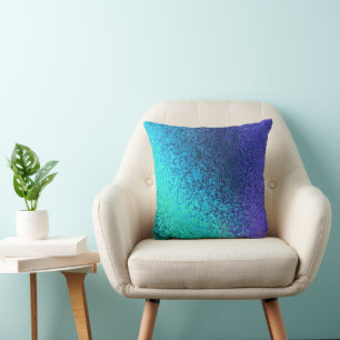Tinten van Blauw Patroon Kussen