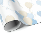 TINTEN VAN BLAUW & TAN BALLONNEN CADEAUPAPIER (Rol Hoek)