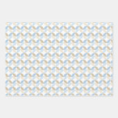 TINTEN VAN BLAUW & TAN PATRONEN INPAKPAPIER VEL (Voorkant 2)