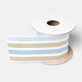 TINTEN VAN BLAUW & TAN STREPEN SATIJNEN LINT