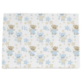 TINTEN VAN BLAUW & TAN TEDDYBEREN & STERREN GROOT CADEAUZAKJE (Voorkant)