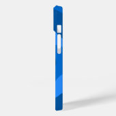 tinten van blauwe abstracte kunst Case-Mate iPhone case (Achterkant / Links)