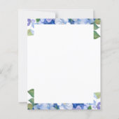 Tinten van Blauwe Bloemen Briefhoofd (Voorkant)