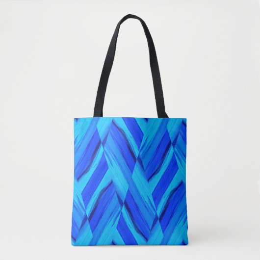 tinten van blauwe canvas tas (Voorkant)
