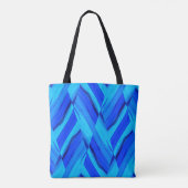 tinten van blauwe canvas tas (Achterkant)