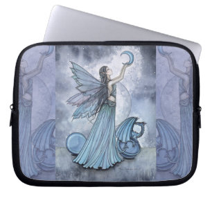 Tinten van Blauwe Fee- en Draken Laptophoes Laptop Sleeve