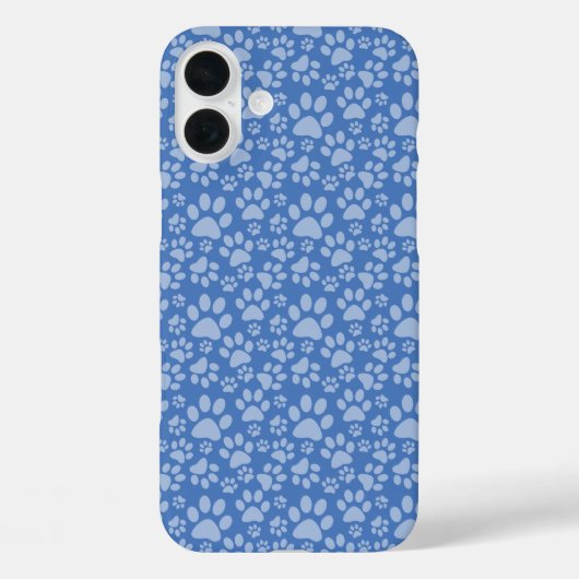 TINTEN VAN BLAUWE HOND PAW PRINTS Case-Mate iPhone CASE (Achterkant)