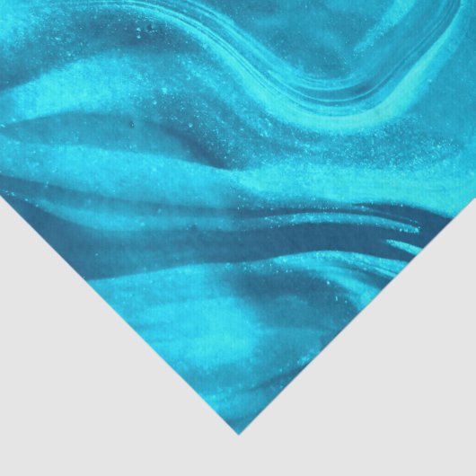 Tinten van blauwe kleurrijke marmer  tissuepapier (Detail)