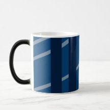 Tinten van blauwe mok