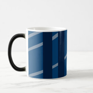 Tinten van blauwe mok