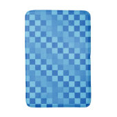 Tinten van blauwe ruiters badmat (Voorkant Verticaal)