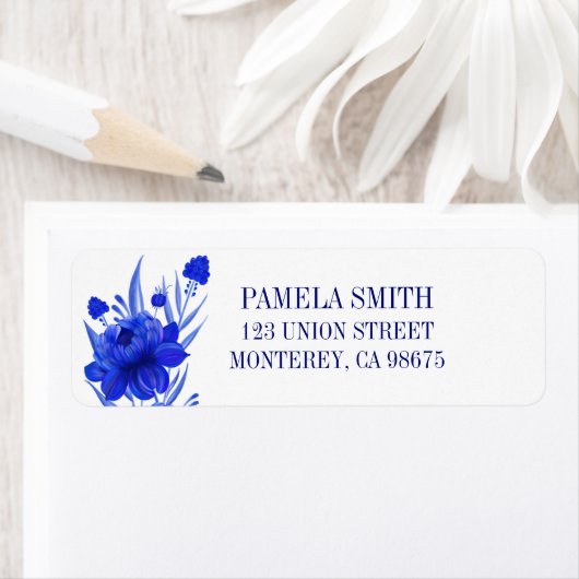 Tinten van Blue Wedding Etiket (Insitu)