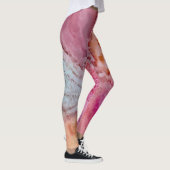 Tinten van Blues Pinks en Sinaasappels Leggings (Rechts)