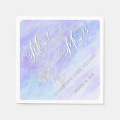 TINTEN VAN BLUES WATERVERF POPPIES BRUILOFT SERVET (Voorkant)