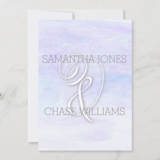 TINTEN VAN BLUES WATERVERF POPPIES SAVE the DATE (Achterkant)