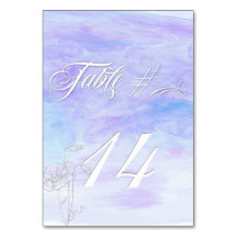 TINTEN VAN BLUES WATERVERF POPPIES TAFEL KAARTEN