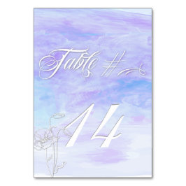 TINTEN VAN BLUES WATERVERF POPPIES TAFEL KAARTEN