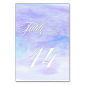 TINTEN VAN BLUES WATERVERF POPPIES TAFEL KAARTEN (Achterkant)