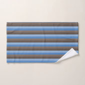TINTEN VAN BRUIN & BLAUW TINY HEARTS & STRIPES BAD HANDDOEK (Handdoek)