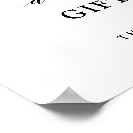 Tinten van Dusty Paarse Blooms kaarten en geschenk Poster (Hoek)