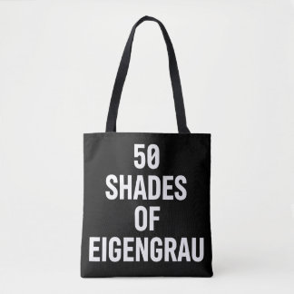 Tinten van Eigenrau Minimalistische Tekst Design Tote Bag