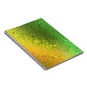 Tinten van Geel en Groene Spiraal Notitieboek (Rechterzijde)