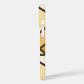 Tinten van geel glas-in-lood patroon Case-Mate iPhone case (Achterkant / Links)