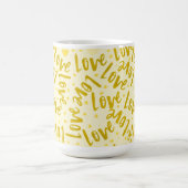 TINTEN VAN GELE HAND GETEKENDE VALENTIJN LIEFDE KOFFIEMOK (Center)