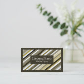 Tinten van gele strepen visitekaartje (Staand voorkant)