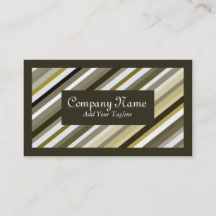 Tinten van gele strepen visitekaartje