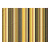 tinten van goudgele strepen op zwart tafelkleed (Voorkant (Horizontaal))