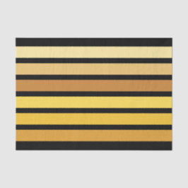 tinten van goudgele strepen op zwart tissuepapier