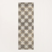 Tinten van Grijs, Beige en Wit Kant Yogamat (Achterkant)