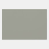 Tinten van Grijs Walnoot Bruin Eenvoudige Effen Kl Inpakpapier Vel (Voorkant 2)