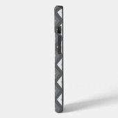 Tinten van grize diamantpatroon Case-Mate iPhone case (Achterkant / Links)