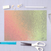 Tinten van groen en Oranje Patroon Tissue Paper Tissuepapier (Craft)