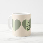 Tinten van Groen Hart Koffiemok (Voorkant links)